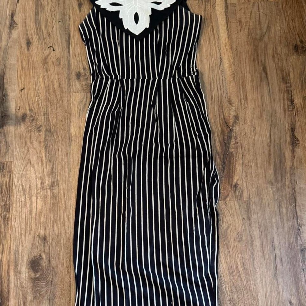 Vintage striped midi dress